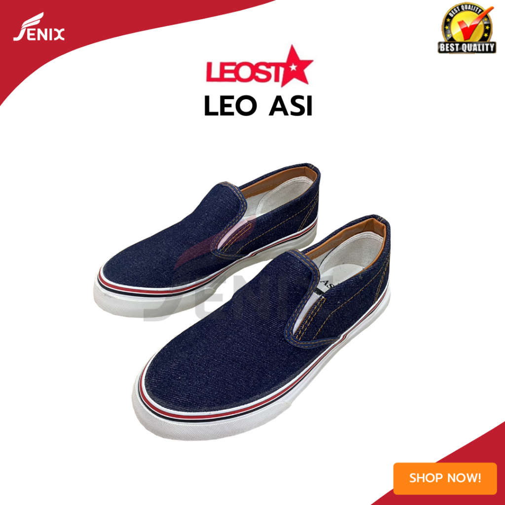 รองเท้าแบบสวม LEO LEOST รุ่น ASI ใส่ทำงาน ใส่เที่ยว ใส่เรียน
