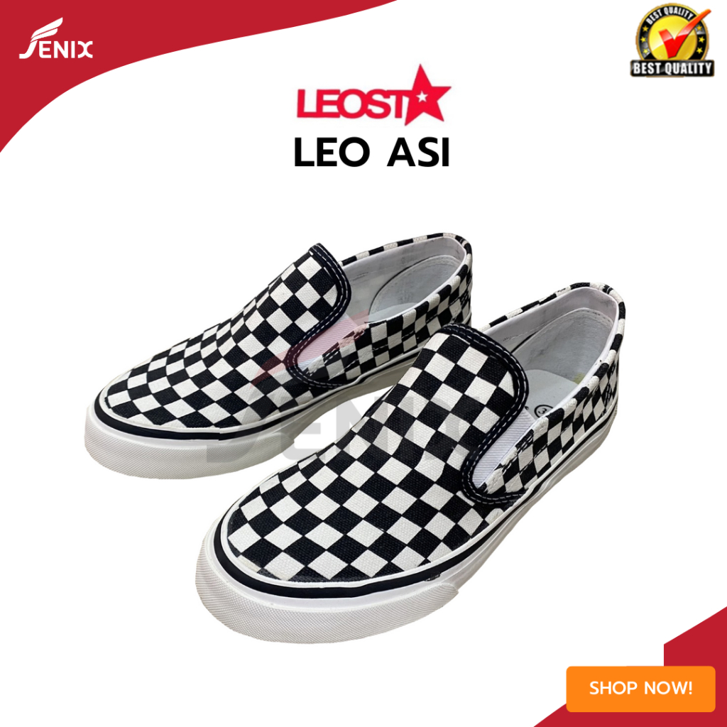 รองเท้าแบบสวม LEO LEOST รุ่น ASI ใส่ทำงาน ใส่เที่ยว ใส่เรียน
