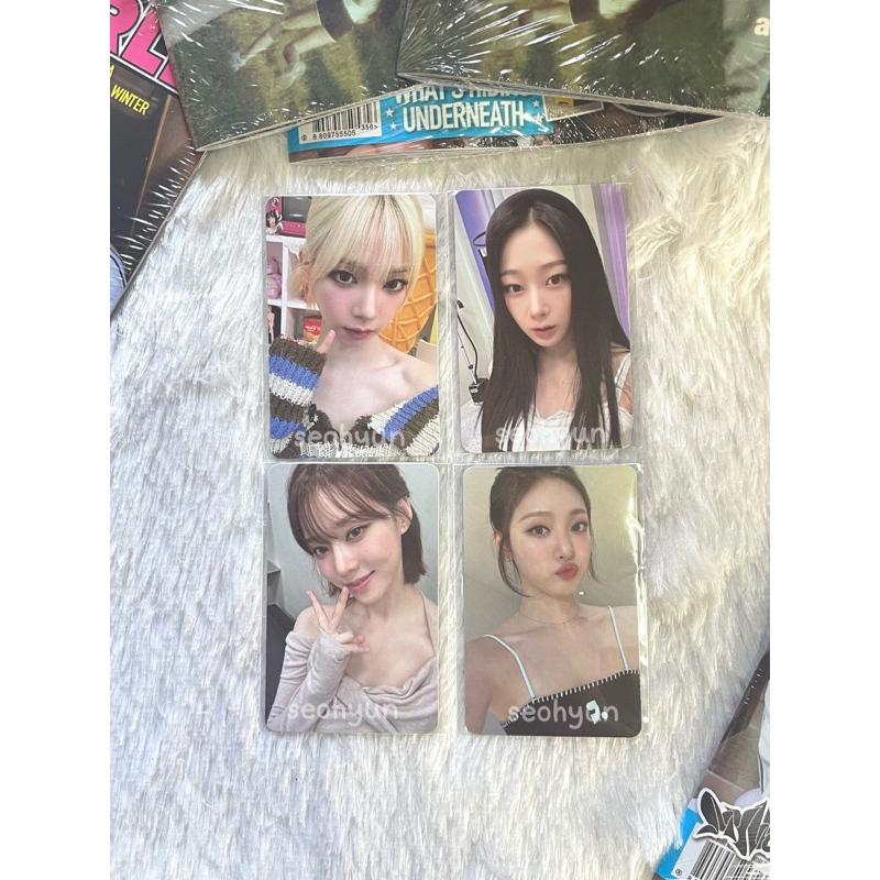 การ์ด aespa unboxing d ver.