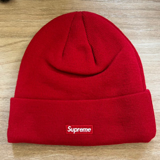 Used like new Supreme New Era box Logo Beanie(ของแท้💯)