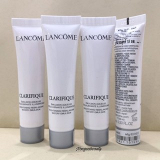 LANCOME CLARIFIQUE EMULSION 15ml มอยซ์เจอร์ไรเซอร์เนื้ออิมัลชั่น ฟื้นบำรุงและปรับสภาพผิว ให้สีผิวสม่ำเสมอ ผิวกระจ่างใส