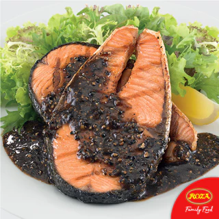 โรซ่า ซอสพริกไทยดำ Black pepper Sauce แกลลอน ขนาด 1,000 กรัม