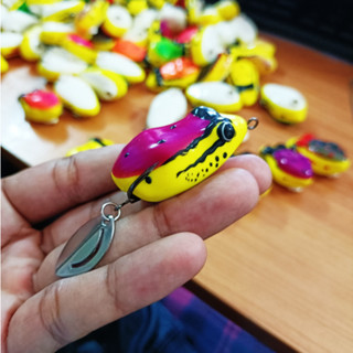 กบยาง ทรงกบลายใหม่ 4.0cm 7กรัม By-CHOK LURE