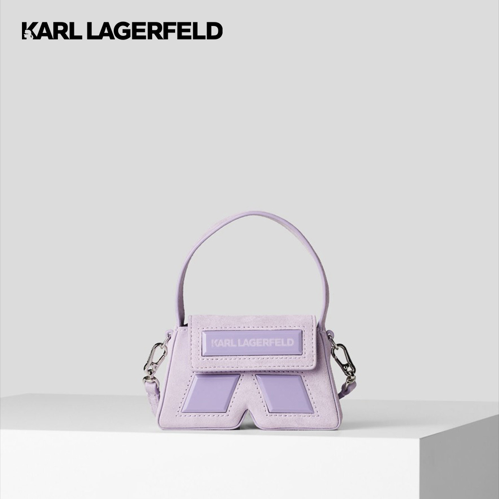 KARL LAGERFELD - ESSENTIAL K NANO BAG PASTEL LILAC 230W3257 กระเป๋าสะพายข้าง