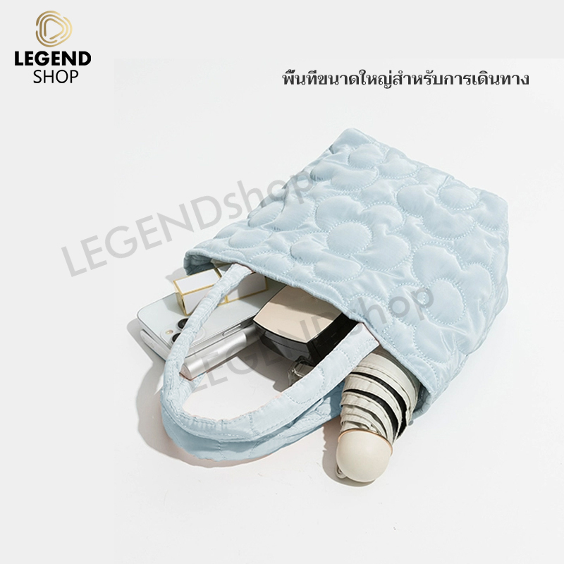 กระเป๋าผ้า กระเป๋าถือ ลายดอกไม้ สไตล์เกาหลี ใส่ของได้เยอะ มีให้เลือก 3 สี