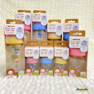 Attoon ขวดนม Tritan Gold Soft-Top พร้อมจุกนม Anti-colic ขนาด