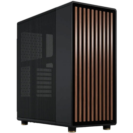 Fractal Design North Mid Tower Case with Mesh Left Side Panel Charcoal Black (FD-C-NOR1C-01)
