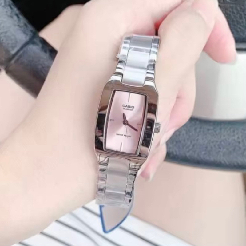 นาฬิกา ผู้หญิง CASIO หน้าหลี่ยม-หน้ากลม ตัวใหม่ สแตนเลส มีหลายสีให้เลือกจ้า {เเถมฟรีกล่อง}