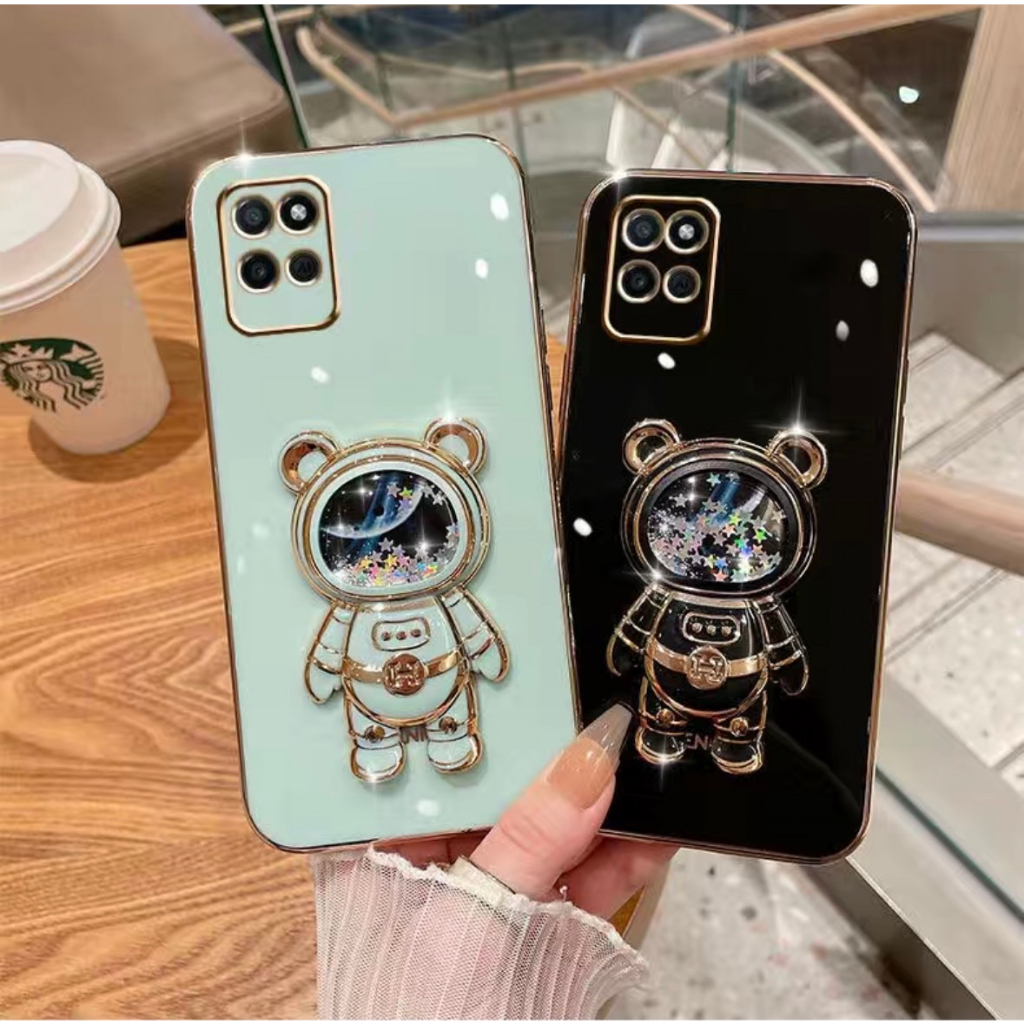 เคส ขาตั้ง อวกาศตู้น้ำ สำหรับรุ่น oppo a57 a77s a77 a3s a83 a15 a15s a9 2020 a5 2020 เคสฝาหลัง แบบน่ารัก ส่งจากไทยคะ