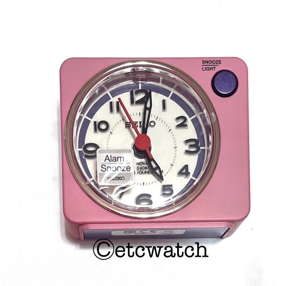 นาฬิกาปลุก SEIKO Novak Djokovic Foundation Alarm Clock QHE911 มี 2 สี