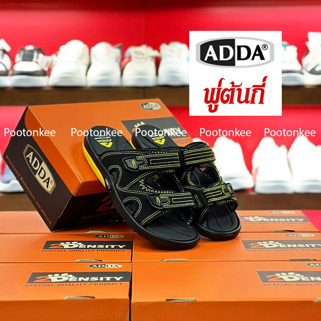 ADDA รุ่น 21N48-W1 / 21N48-M1 รองเท้าแตะแบบสวม  รองเท้าผู้ชายและผู้หญิง ของเเท้ พร้อมส่ง
