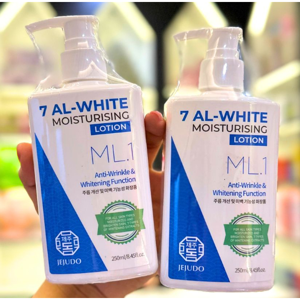 JEJUDO 7 AL-WHITE MOISTURISING LOTION 250ML.