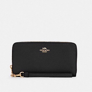 LONG ZIP AROUND WALLET (COACH C3441) IM/BLACK