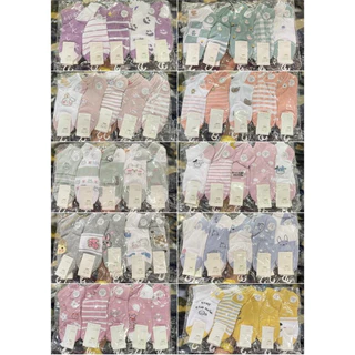 ถุงเท้าข้อสั้นและข้อสูงผู้หญิงสีหวาน ( ยกแพ็ค 10 คู่ ) F13/1