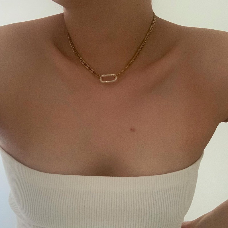 HER OBJECTIVE_HER CHUNK GRAM PENDANT CHAIN NECKLACE/BRACELET ราคา ถูกที่สุด ดีลบีเคเค แกลเลอรีภาพที่ 6