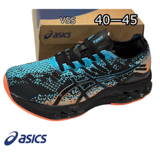 รองเท้าวิ่งAsic Gel-Kinsei Blast Men (size40-45) Black Island Blue