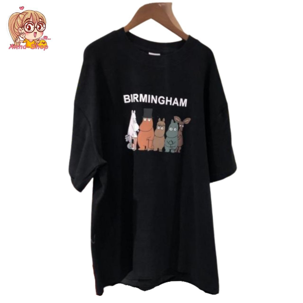 annacny เสื้อยืดคอกลม ผ้านิ่มใส่สบาย เสื้อเท่ห์ ใส่ได้ทั้งหญิงและชาย TS1031
