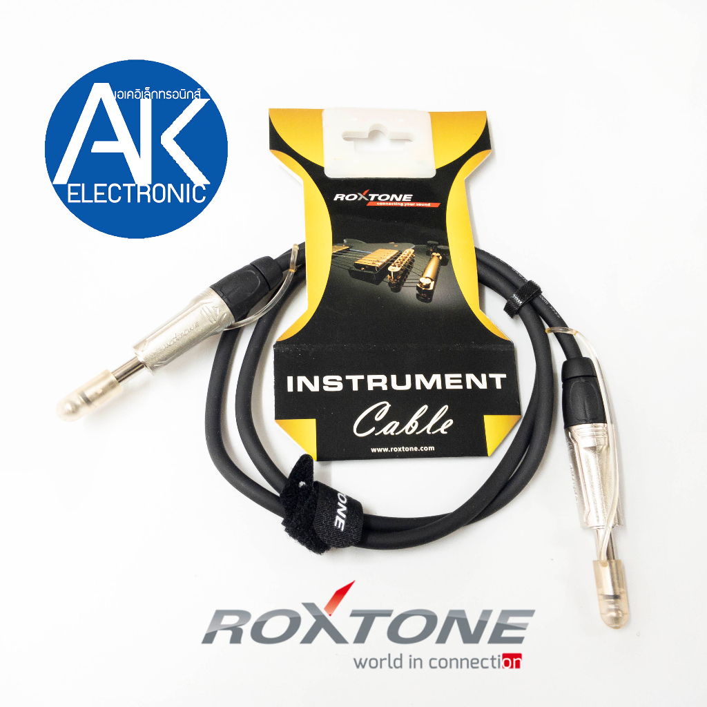 ROXTONE DGJJ100 L1-1M สายสัญญาณ P.MONO+P.MONO โฟนโมโน 2 ข้าง ยาว 1เมตร สายสัญญาณROXTONE DGJJ100 L1 a