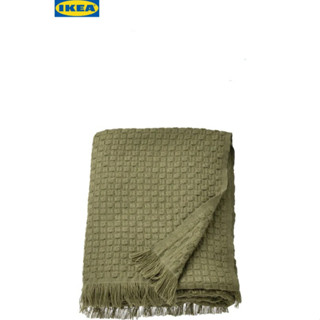 HORNMAL ฮอร์นมัล ผ้าคลุม, ชมพูอ่อน, ออฟไวท์ เขียว-เหลือง / 130x170 ซม. IKEA