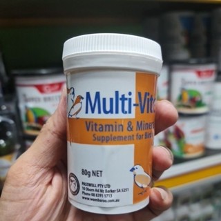 Multi-Vite วิตามินผสมแร่ธาตุ สำหรับนกสวยงาม