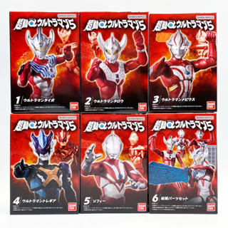 เหมา Chodo ALPHA ULTRAMAN 5 อุลตร้าแมน Shodo Ultraman Taiga Taro Mebius Tregear Zoffy Parts NEW Bandai SODO