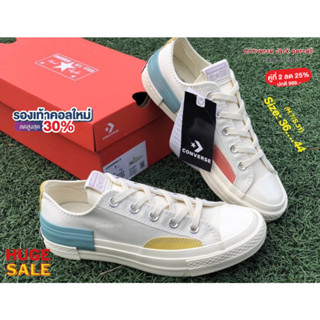 Low Color Pop Chuck 70 รองเท้าคอนเวิส Sz.36-44 รับประกันสินค้า รองเท้าผ้าใบ H7A004