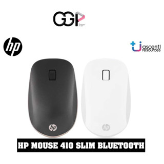 [กรุงเทพฯ ด่วน 1 ชั่วโมง] HP 410 Slim Silver/White Bluetooth Mouse ประกันศูนย์ไทย