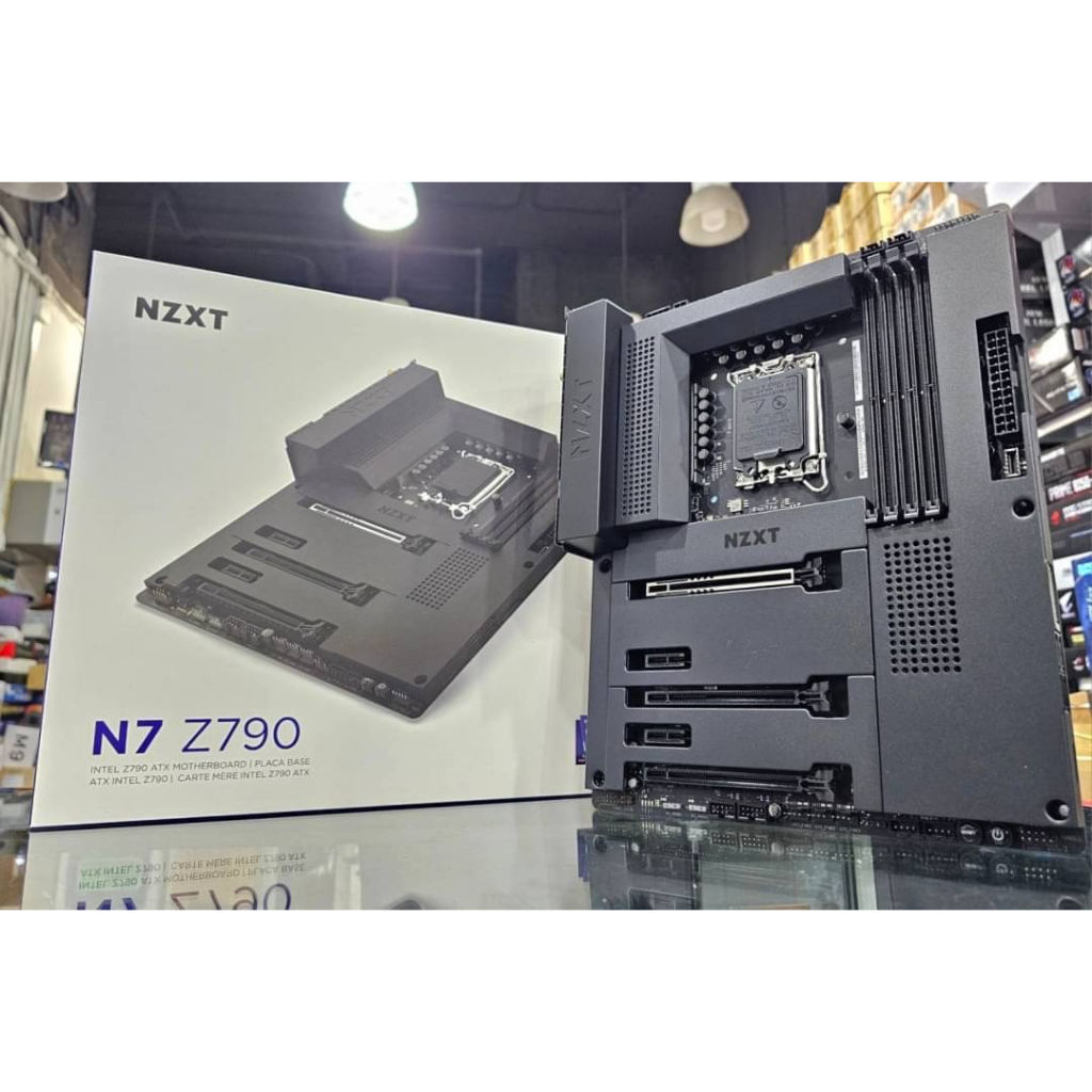 NZXT N7 Z790 BLACK/WHITE DDR5 MAINBOAED