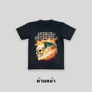 เสื้อยืดแขนสั้นวงร็อค (Avenged Sevenfold)