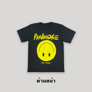 เสื้อยืดแขนสั้นวงร็อค (Paramore)