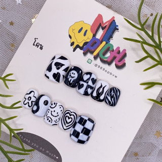 [ MEPICHNAILS ] เล็บเจลปลอมแท้ 💯 % (ฟรีกาว+ตะไบ+ไม้ส้ม)