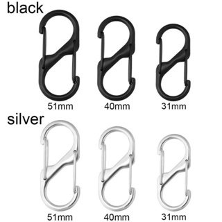 Carabiner โลหะผสมสังกะสี ขนาด: 31, 40, 51 มม. 1 ชิ้น