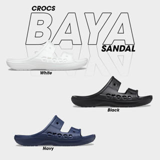 Crocs Collection รองเท้าแตะ รองเท้าแฟชั่น CR UX Baya Sandal 207627-001 / 207627-100 / 207627-410 (1390)