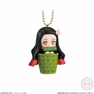 Bandai 💕 Twinkle Dolly Demon Slayer : Kimetsu no Yaiba 💕 พวงกุญแจน้อง เนซึโกะ นั่งในตะกร้า น่ารักมากๆ 💕