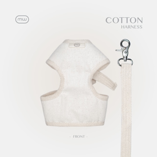 minimeow cotton harness - สายจูงแบบคาดอกน้องหมา น้องแมว เนื้อผ้าฝ้ายแท้อย่างดี