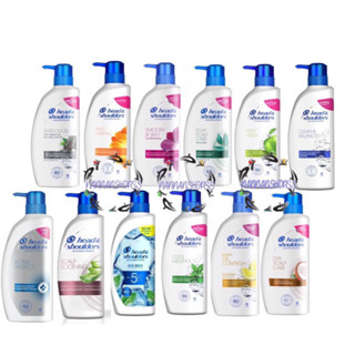 Head &amp; Shoulders Shampoo 370 ml. 400 410 มล. เฮดแอนด์โชว์เดอร์ แชมพู คูล เมนทอล 370มล. ยาสระผม เฮด แอนด์ โชว์เดอร์