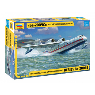 พลาสติก โมเดล ประกอบ ZVEZDA สเกล 1/144 Russian multi-role amphibious aircraft Beriev Be-200ES (7034)