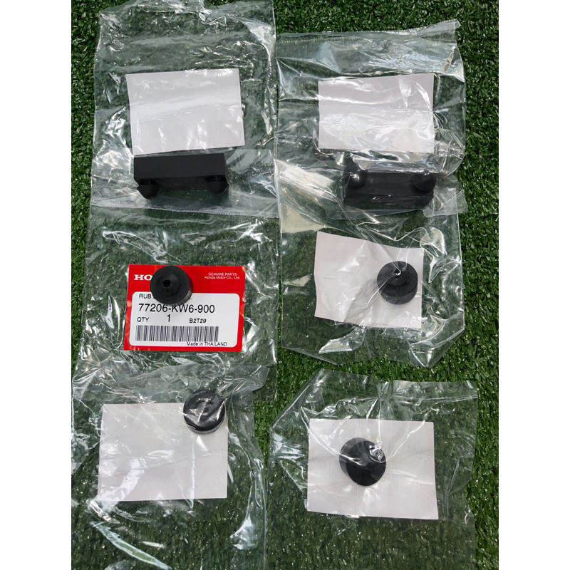 ยางรองเบาะนั่ง แท้ สำหรับ NSR ตากลม Nproarm Rrw แท้ศูนย์ ราคาต่อชุด 6 ชิ้น ตามรูป