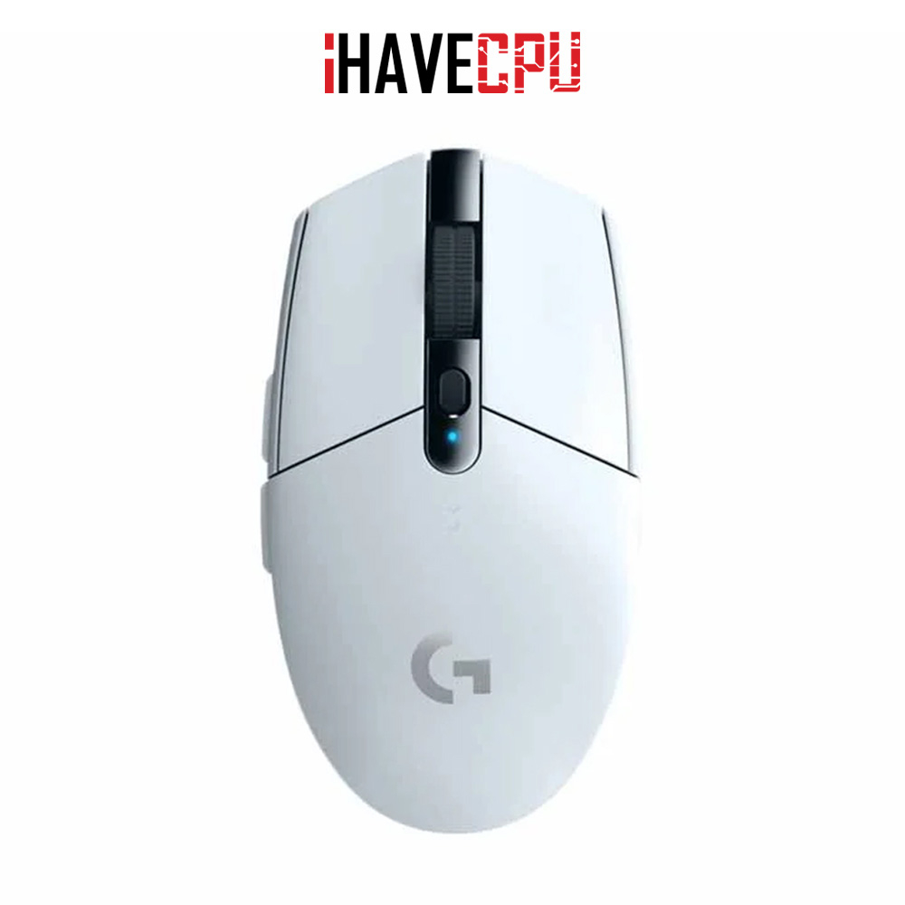 iHAVECPU MOUSE (เมาส์) LOGITECH G304 LIGHTSPEED WIRELESS (WHITE)