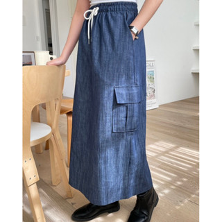 Pocket cargo skirt made in korea something about us