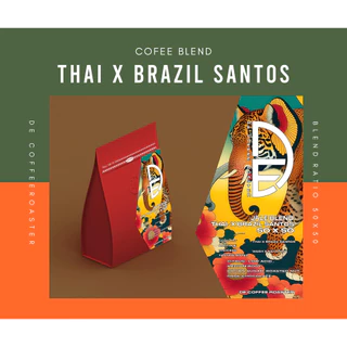 เมล็ดกาแฟคั่ว JALE BLEND THAI+BRAZIL SANTOS 50:50