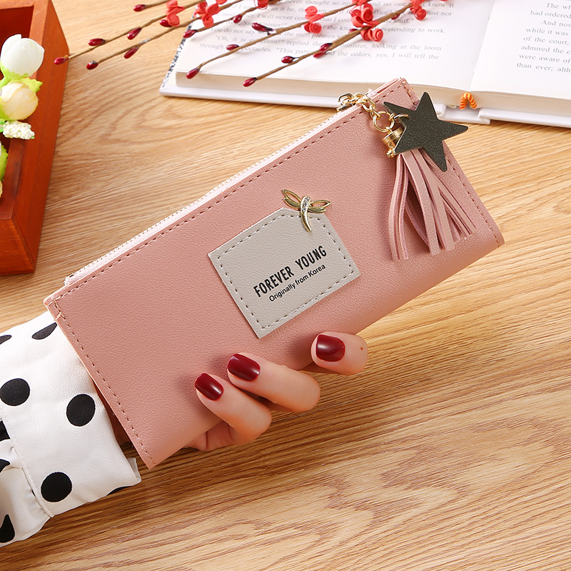 กระเป๋าสตางค์ forever young กระเป๋าสตางค์ใบยาว 3 พับ - รูปที่ 3