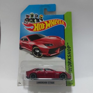 รถเหล็ก Hotwheels LAMBORGHINI ESTOQUE สีแดง (ib19)