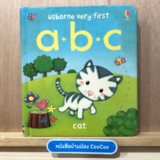 หนังสือภาษาอังกฤษ Board Book Usborne Very first ABC