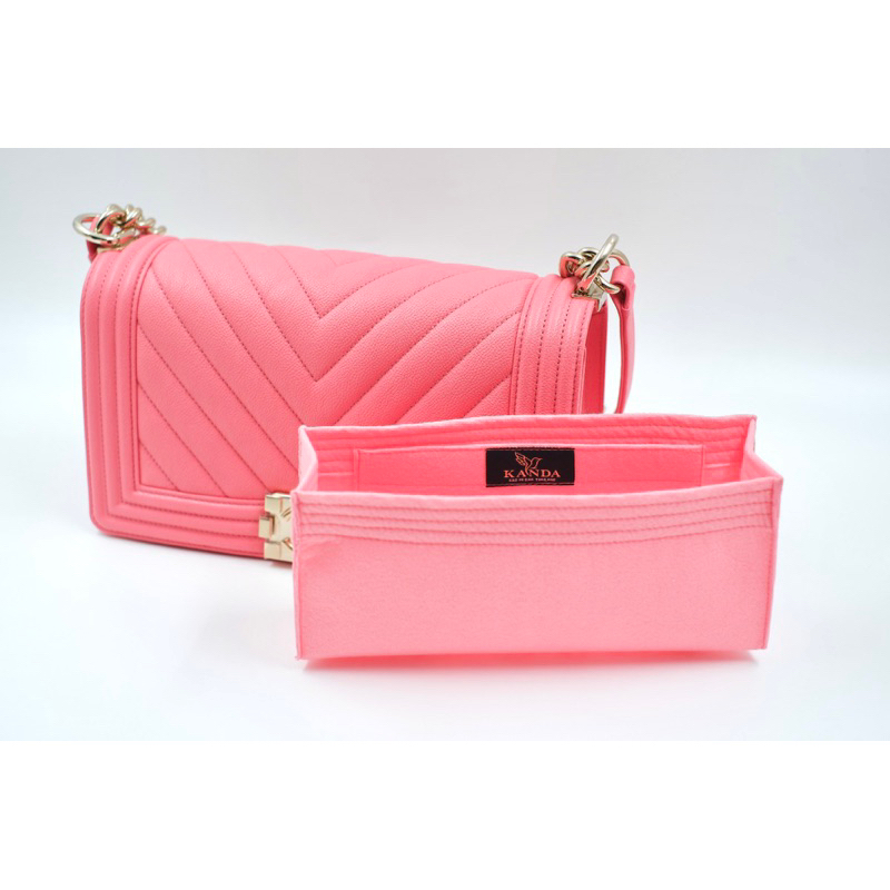 ผ้าสักหลาด Cc classic/boy- Felt bag แบรนด์  Kanda bag in bag ที่จัดทรง ที่จัดกระเป๋า ที่กันเลอะ ที่จัดระเบียบกระเป๋า