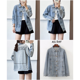 🌈🌿🌼🌸🌺💙🇰🇷 Jeans Jacket Long Sleeve