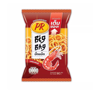 ข้าวเกรียบ Big Bag รสกุ้งสไปซี่ 80 กรัม