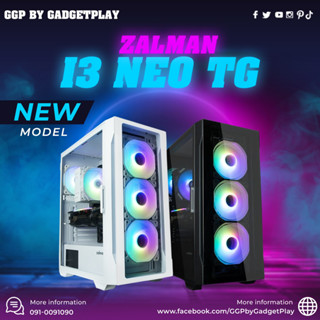 [กรุงเทพฯ ด่วน 1 ชั่วโมง] CASE ZALMAN I3 NEO TG WHITE/BLACK  (ประกันศูนย์)