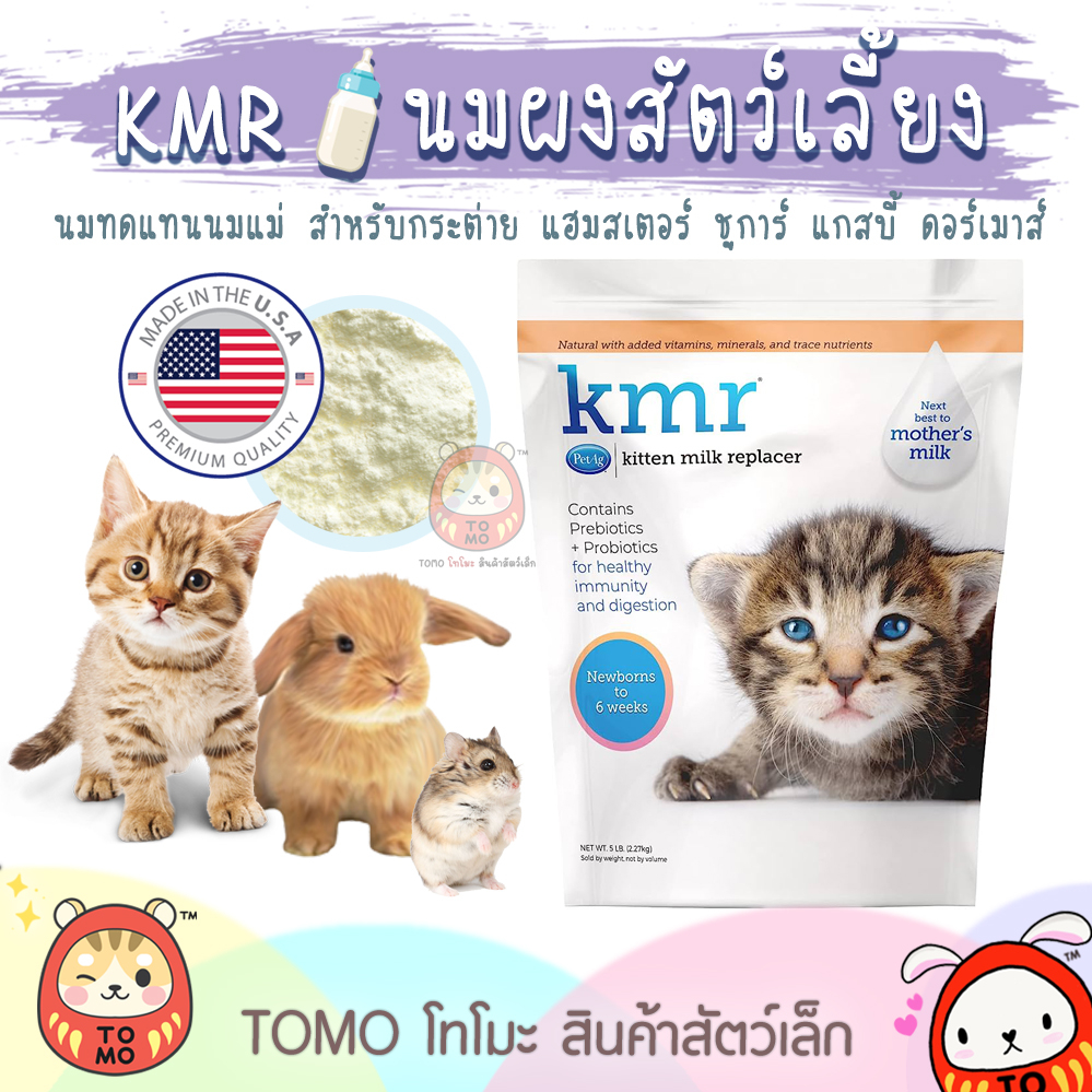 ร้านโทโมะ 💕 (อ่านก่อนน้า) แบ่งขาย นมผง KMR นมแมว ลูกแมว ลูกกระต่าย ชูการ์ ชินชิล่า กระรอก แฮมสเตอร์ 