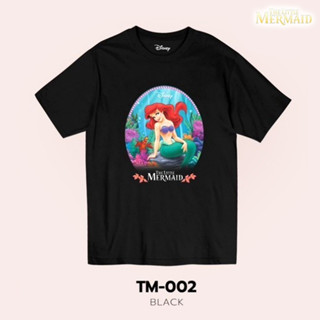 Power 7 Shop เสื้อยืดการ์ตูน The Little Mermaid ลิขสิทธ์แท้ DISNEY (TM-002)